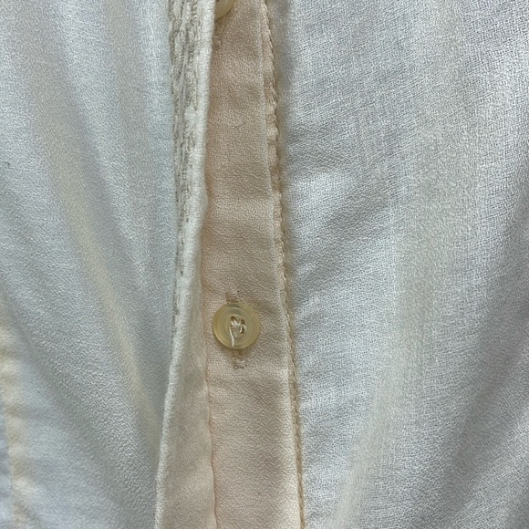 Sonoma Button Up Blouse w/ Roll and Snap Sleeve Extra Small - Picture 2 of 10